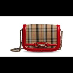 Burberry Check Link Shoulder Bag